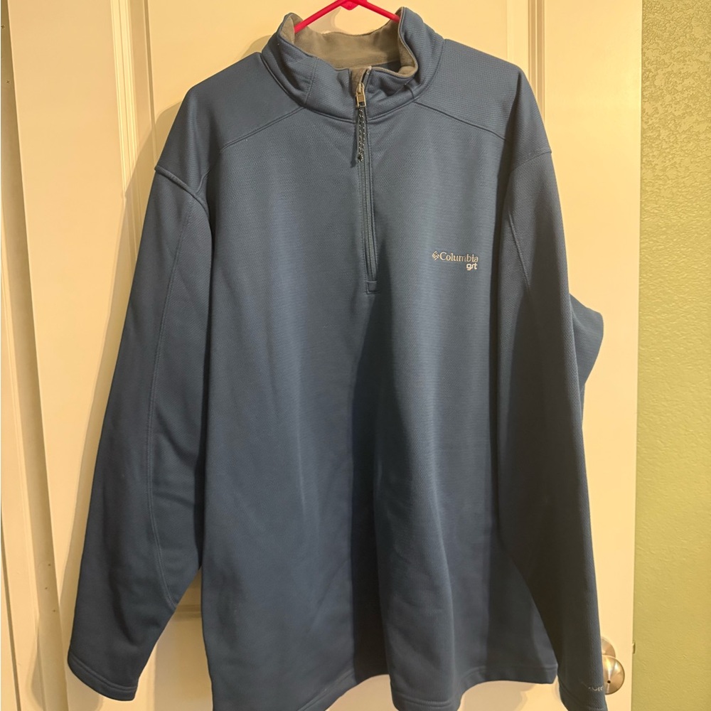 Columbia Blue Half-Zip Jacket